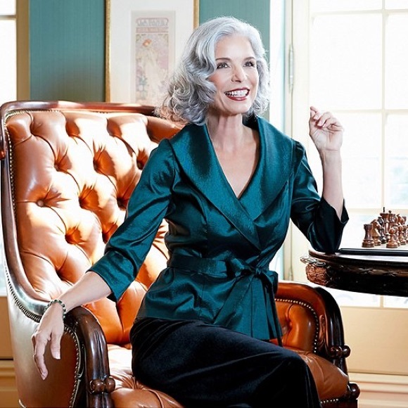 NWT Alex Evenings Green Taffeta Tie Waist Portrait Collar 3/4 Sleeve Top Sz XL - Picture 3 of 16